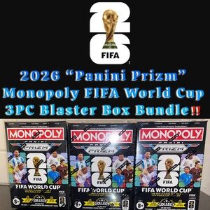 🏆 ⚽️2026 “Panini Prizm” - Monopoly “FIFA World Cup” Blaster Box (3 Box Bundle)⚽️